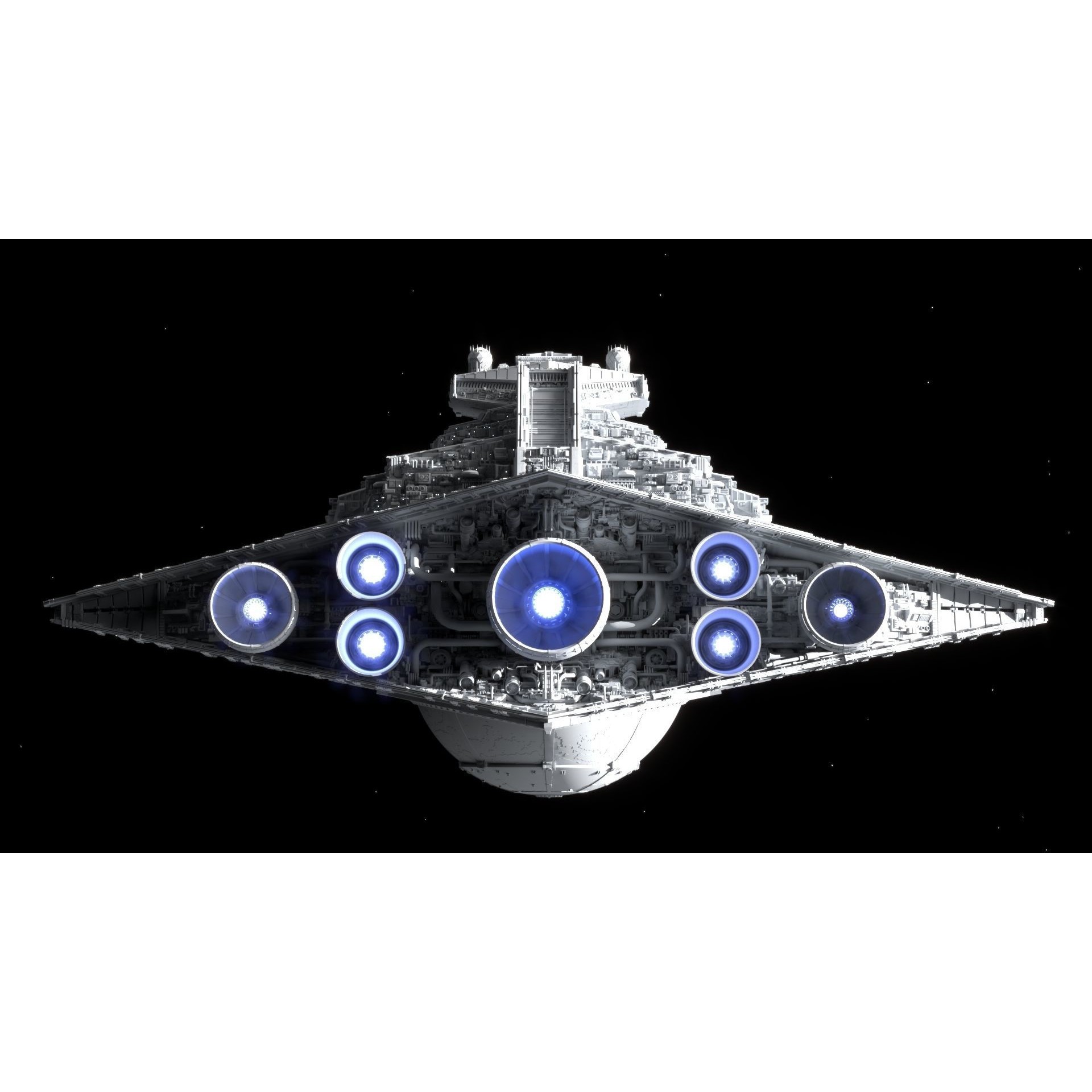 Star Wars Destroyer - Game-Ready 3D Model - View 12
