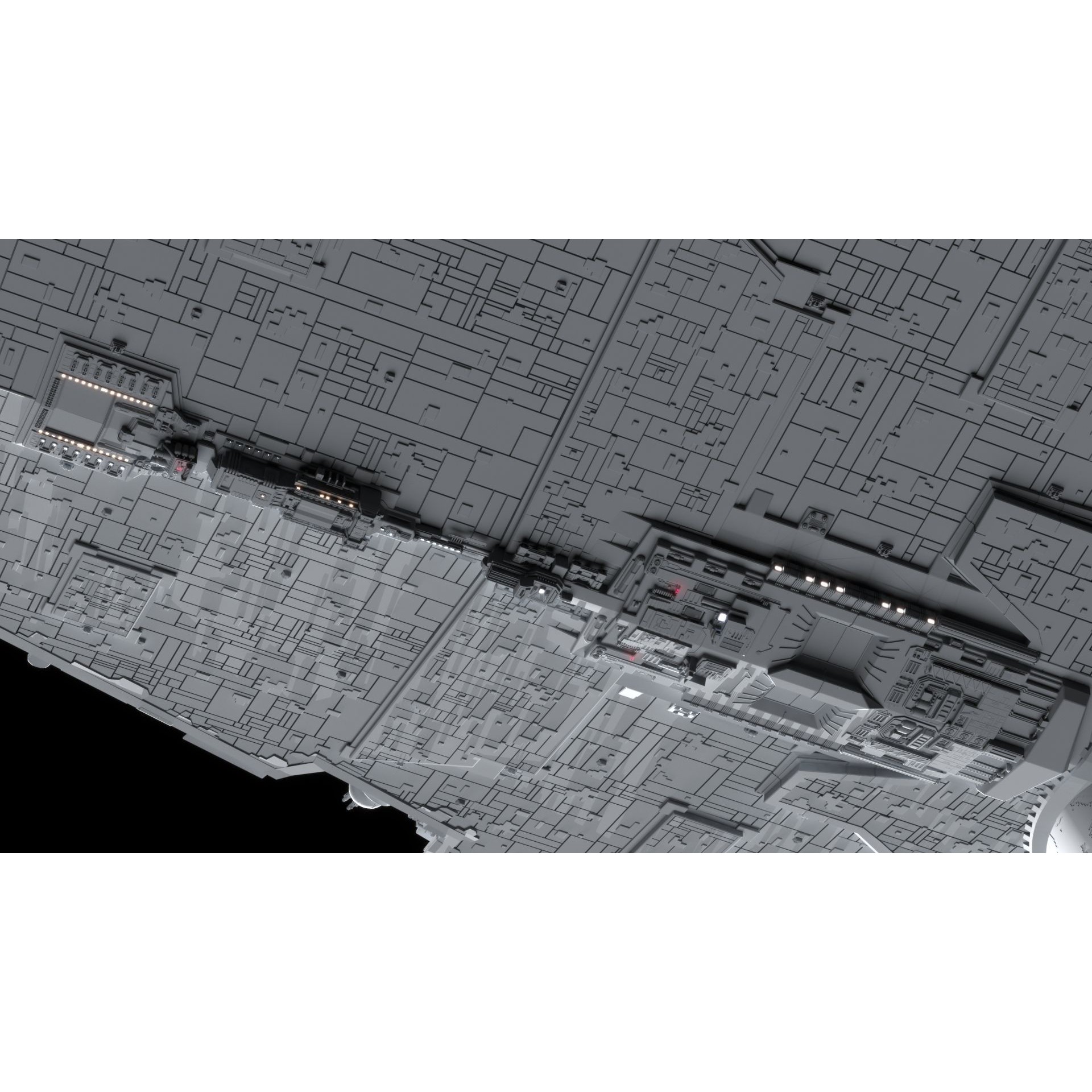 Star Wars Destroyer - Game-Ready 3D Model - View 13