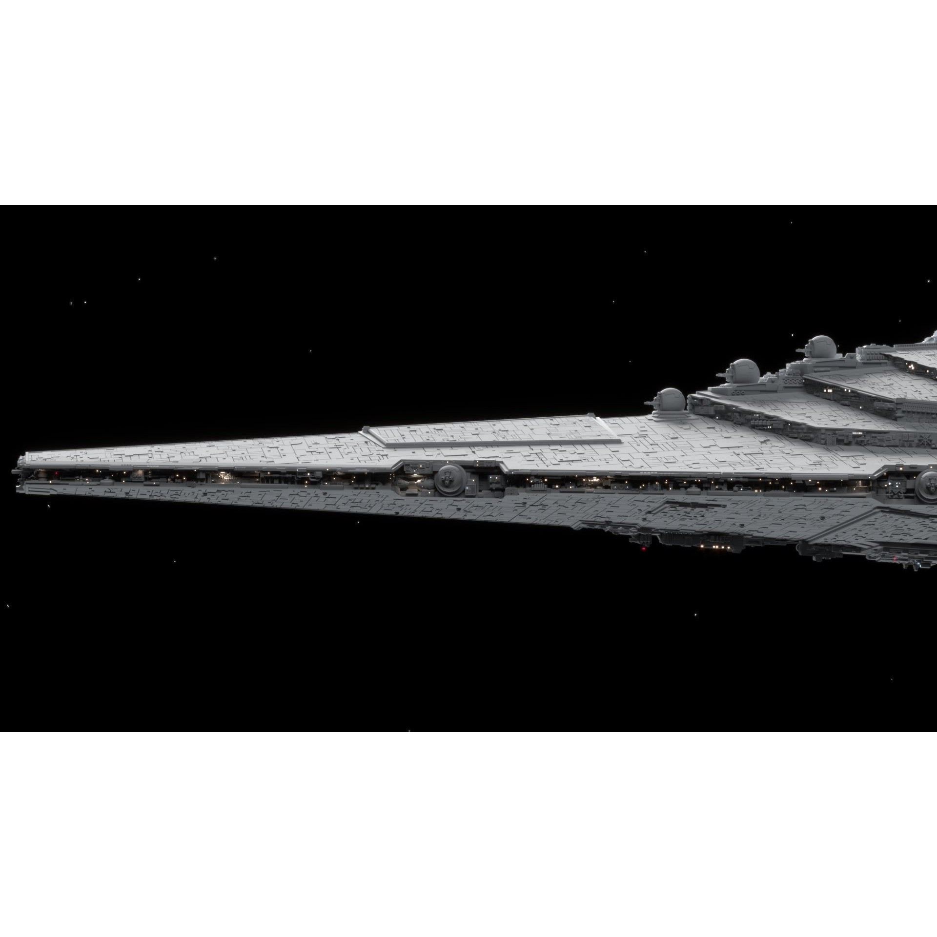 Star Wars Destroyer - Game-Ready 3D Model - View 14