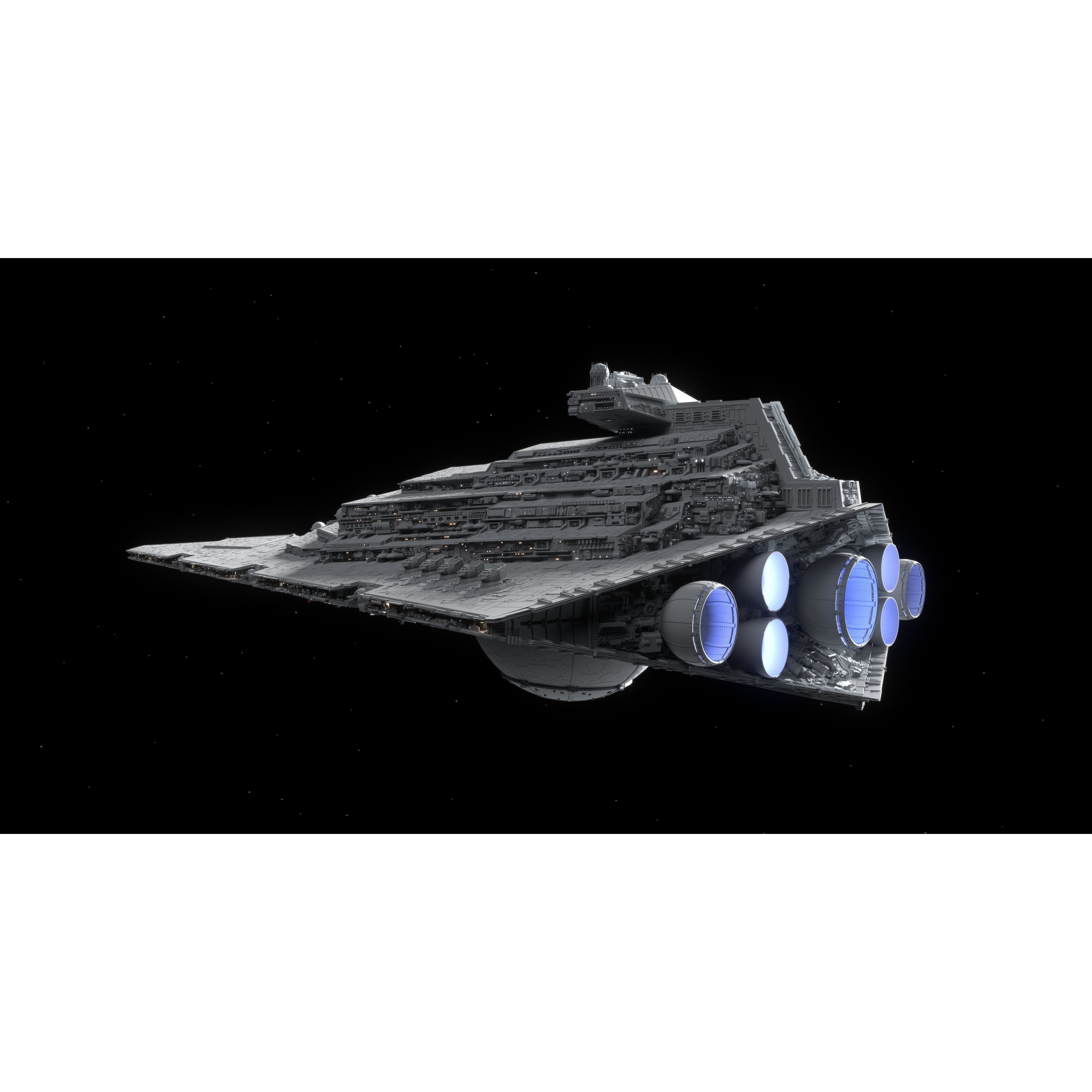 Star Wars Destroyer - Game-Ready 3D Model - View 16