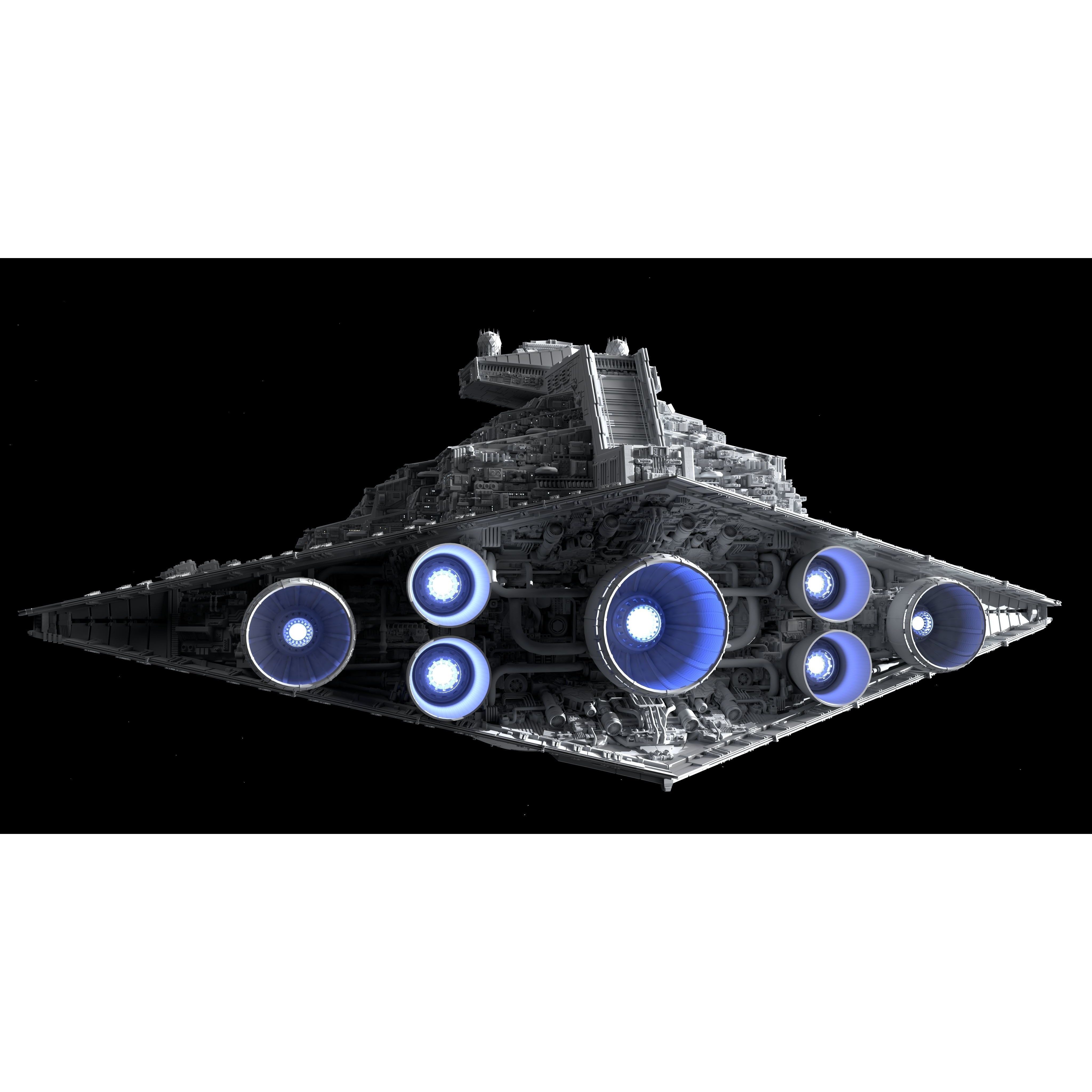 Star Wars Destroyer - Game-Ready 3D Model - View 19