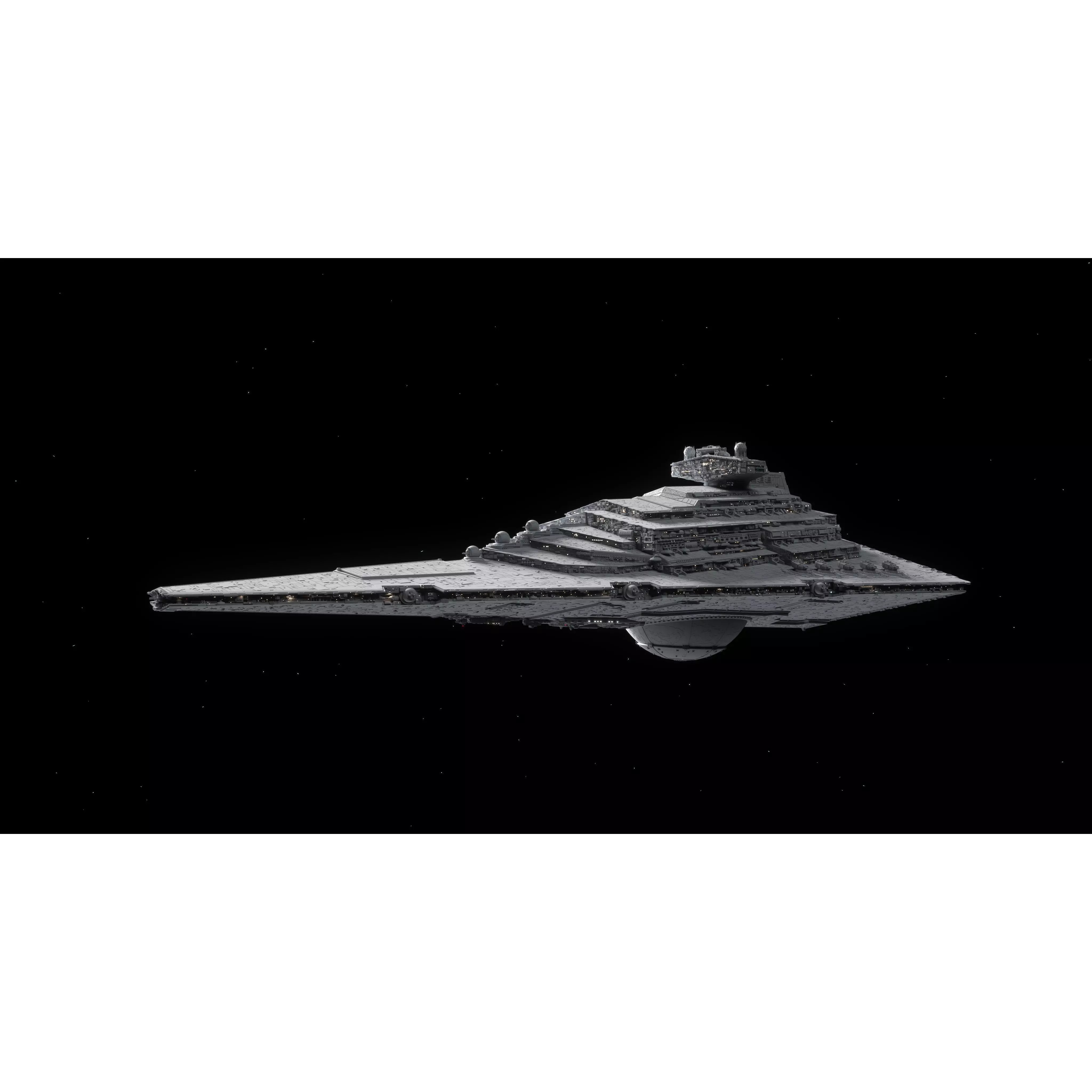 Star Wars Destroyer - Game-Ready 3D Model - View 2