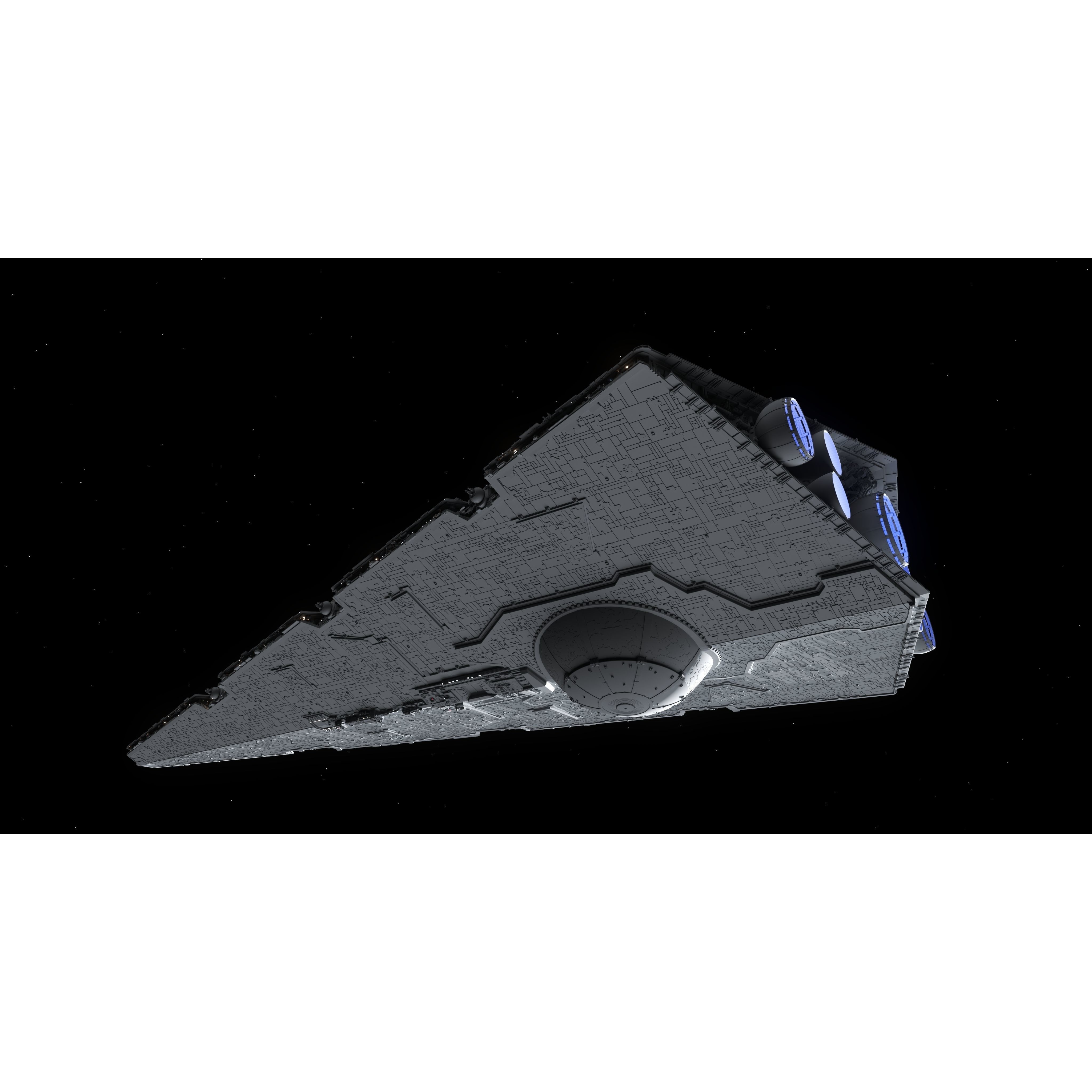 Star Wars Destroyer - Game-Ready 3D Model - View 22