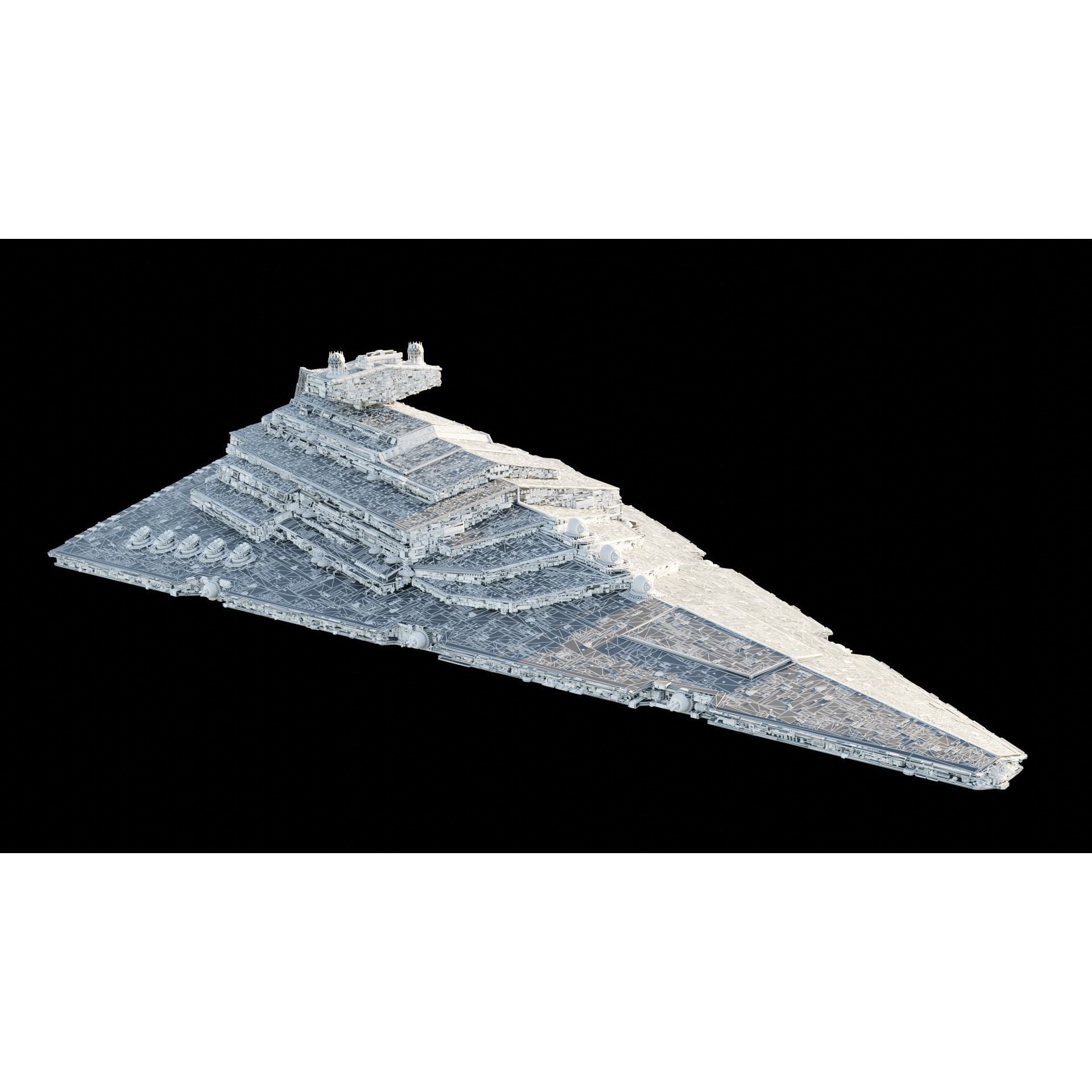 Star Wars Destroyer - Game-Ready 3D Model - View 23