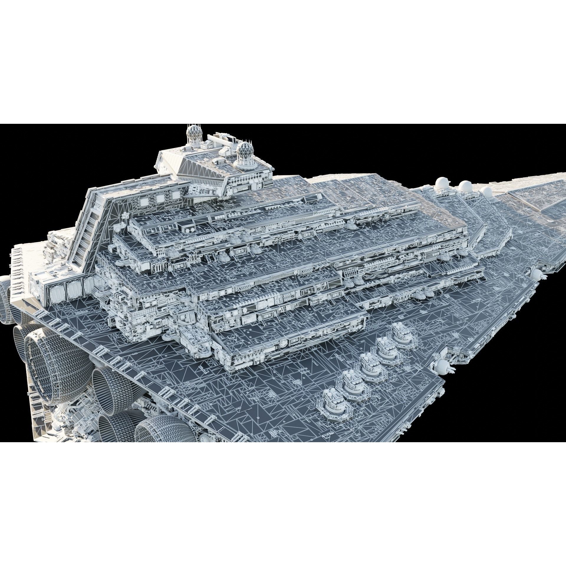 Star Wars Destroyer - Game-Ready 3D Model - View 25
