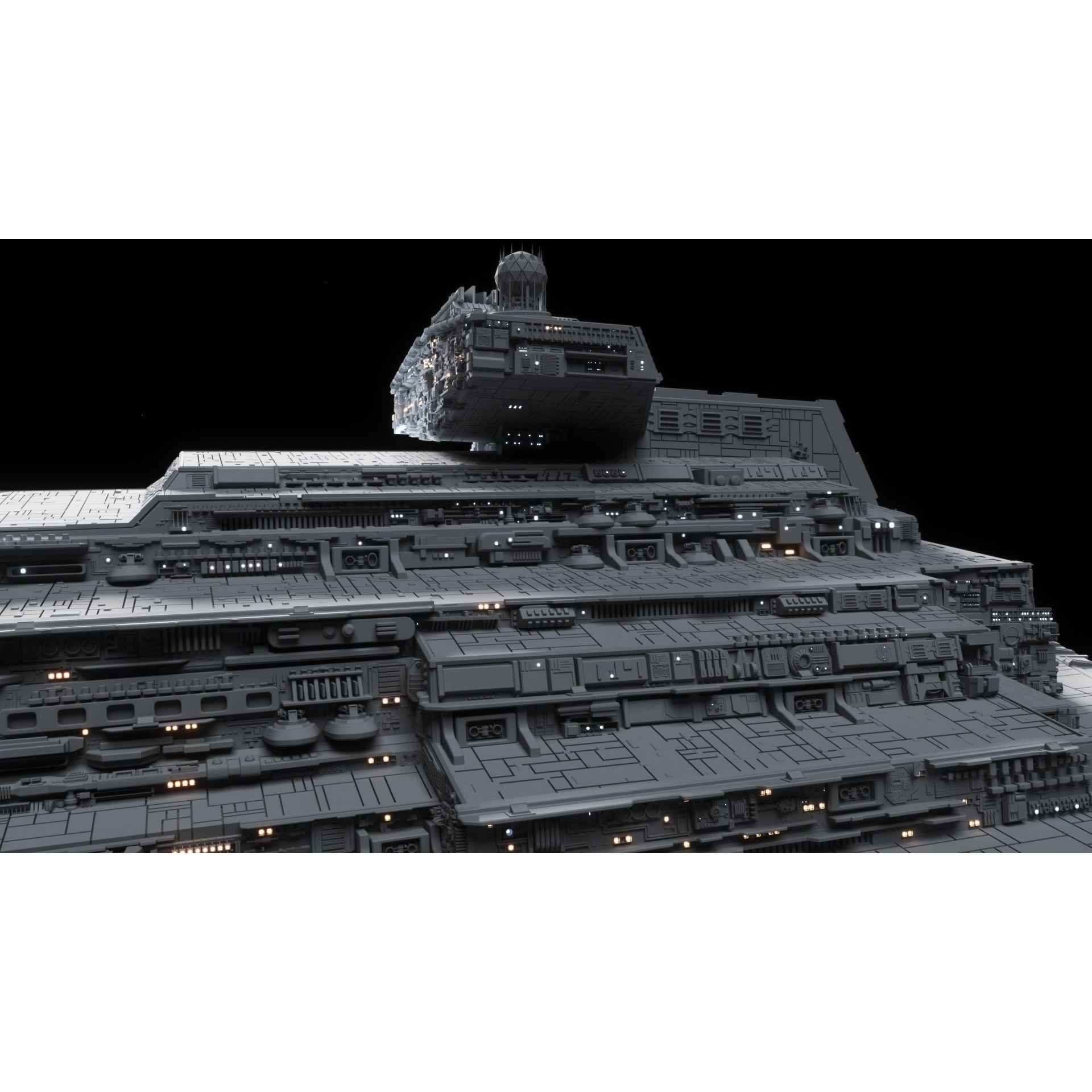 Star Wars Destroyer - Game-Ready 3D Model - View 3