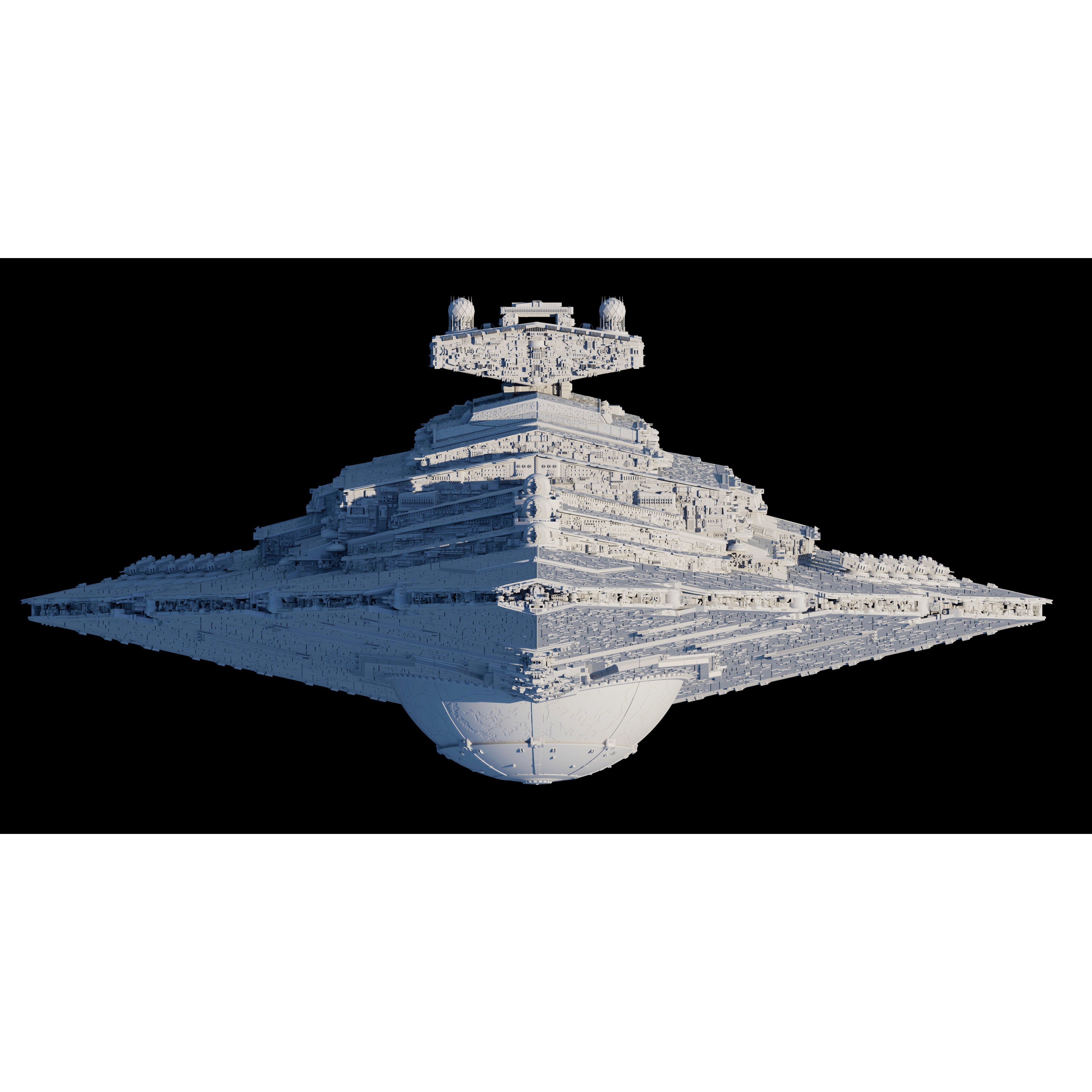 Star Wars Destroyer - Game-Ready 3D Model - View 4