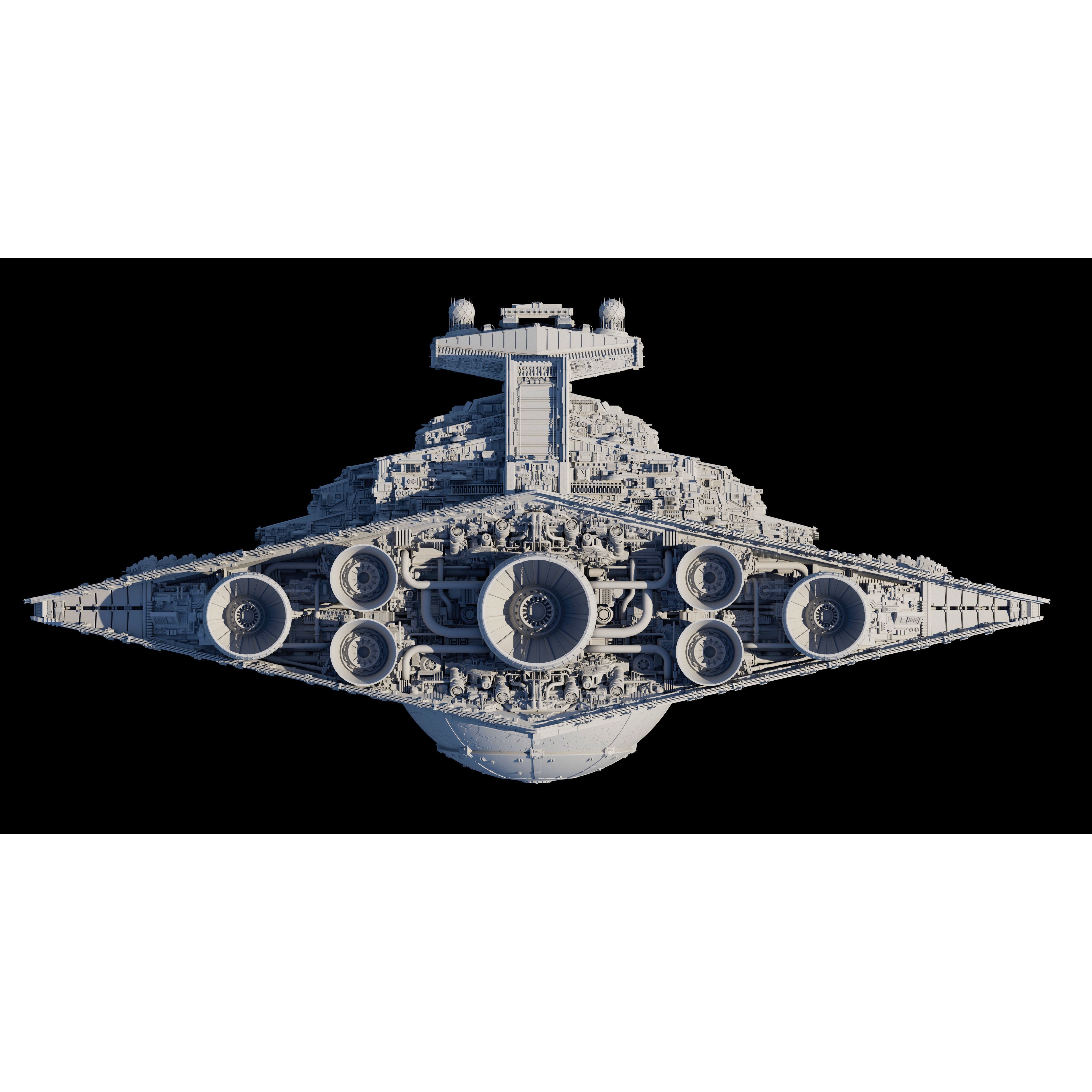 Star Wars Destroyer - Game-Ready 3D Model - View 6
