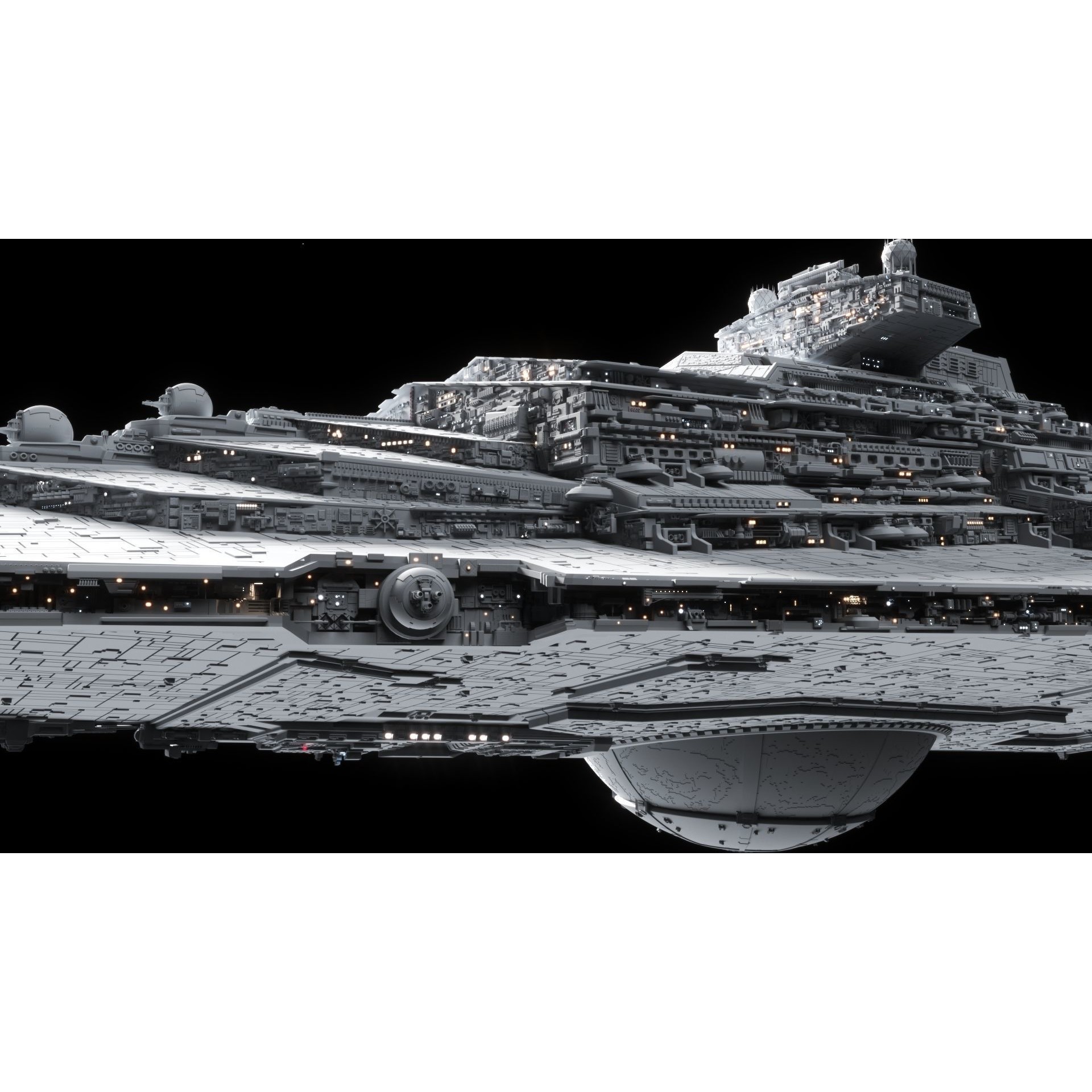 Star Wars Destroyer - Game-Ready 3D Model - View 7