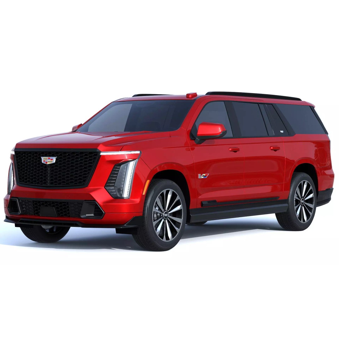 Cadillac Escalade ESV V 2025 3D Model – Luxury SUV, PBR Textures, FBX - View 2