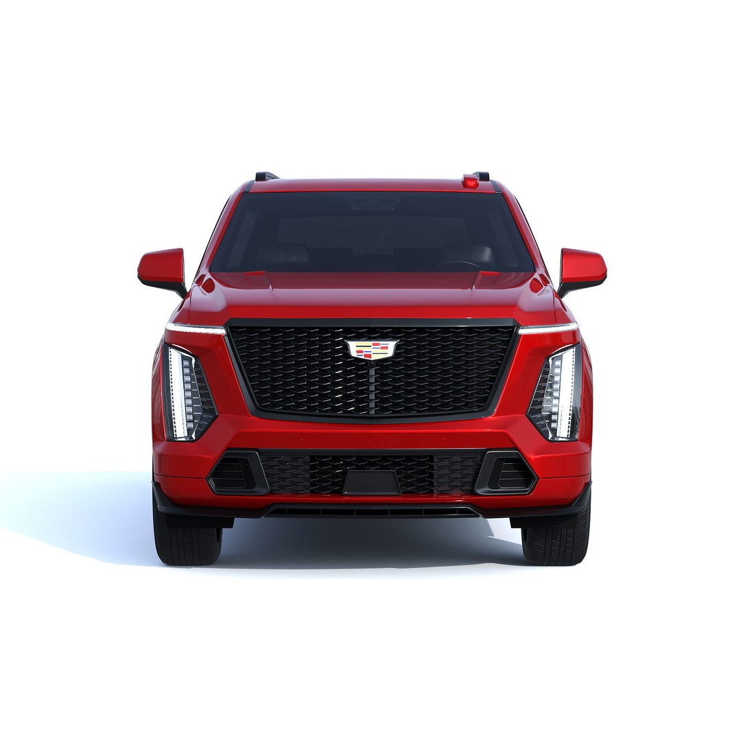 Cadillac Escalade ESV V 2025 3D Model – Luxury SUV, PBR Textures, FBX - View 5