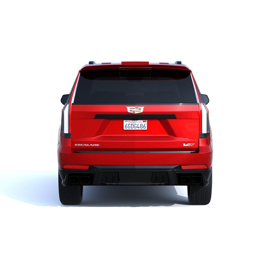 Cadillac Escalade ESV V 2025 3D Model – Luxury SUV, PBR Textures, FBX - View 6