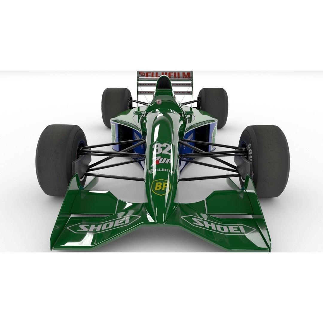 Jordan 191 Formula-1 3D Model – Vintage Racing Car, FBX, PBR Textures