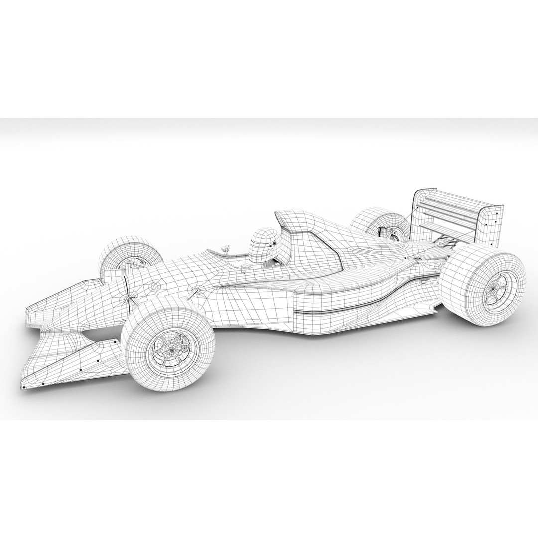 Jordan 191 Formula-1 3D Model – Vintage Racing Car, FBX, PBR Textures - View 9