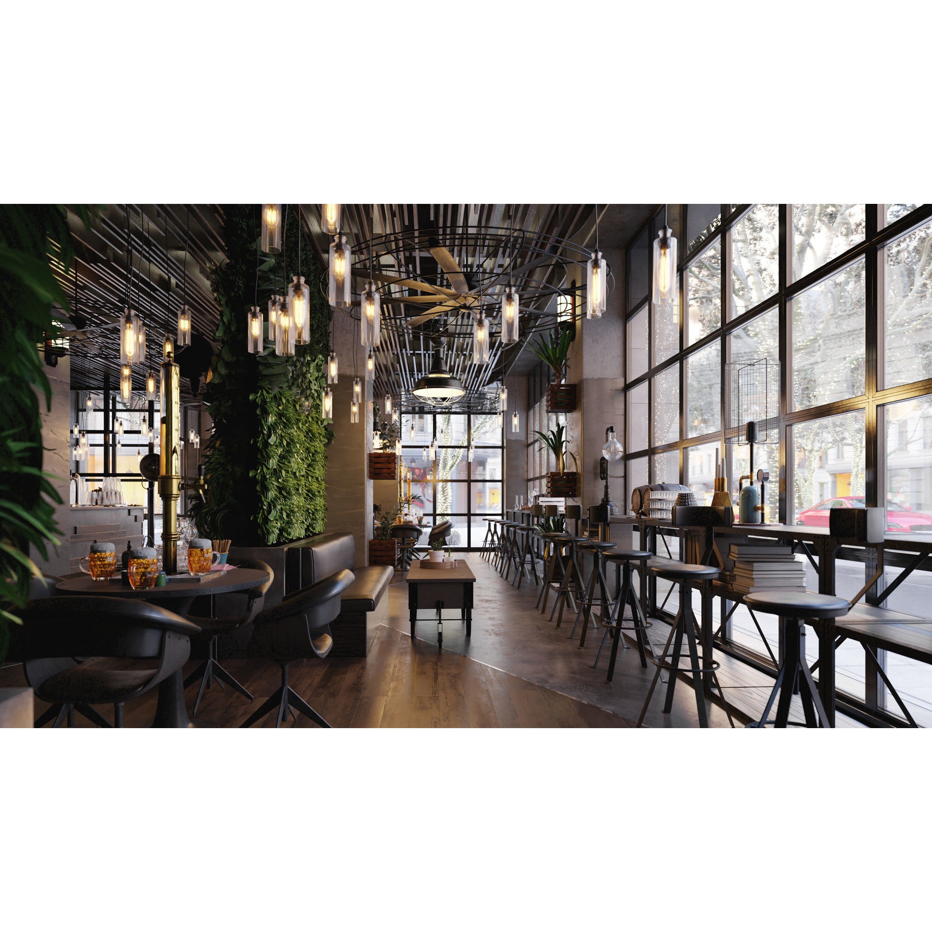 Archinteriors Vol 57 - High-Quality Restaurant Interior 3D Model - View 15