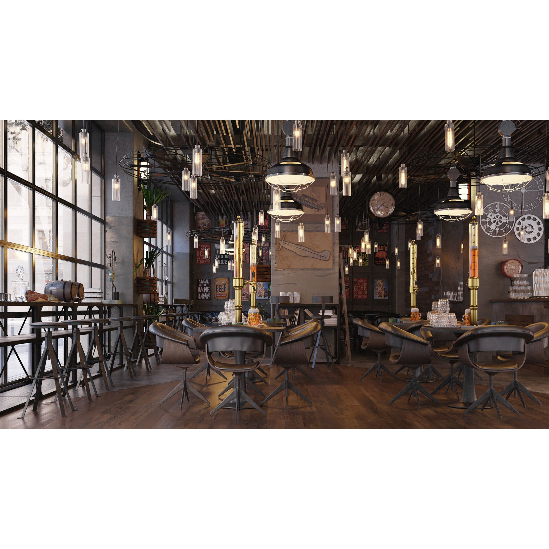 Archinteriors Vol 57 - High-Quality Restaurant Interior 3D Model - View 16