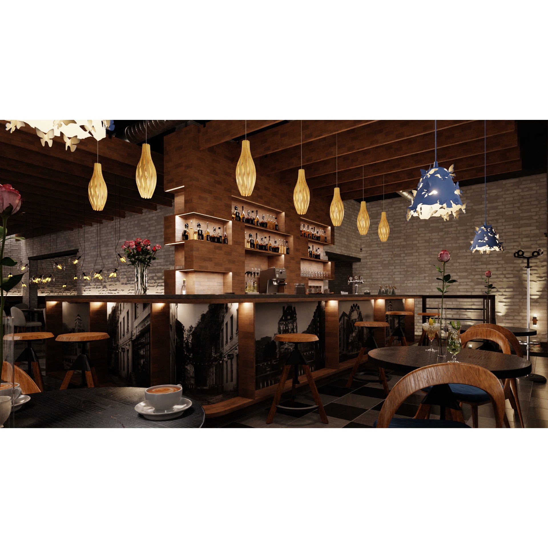 Archinteriors Vol 57 - High-Quality Restaurant Interior 3D Model - View 19