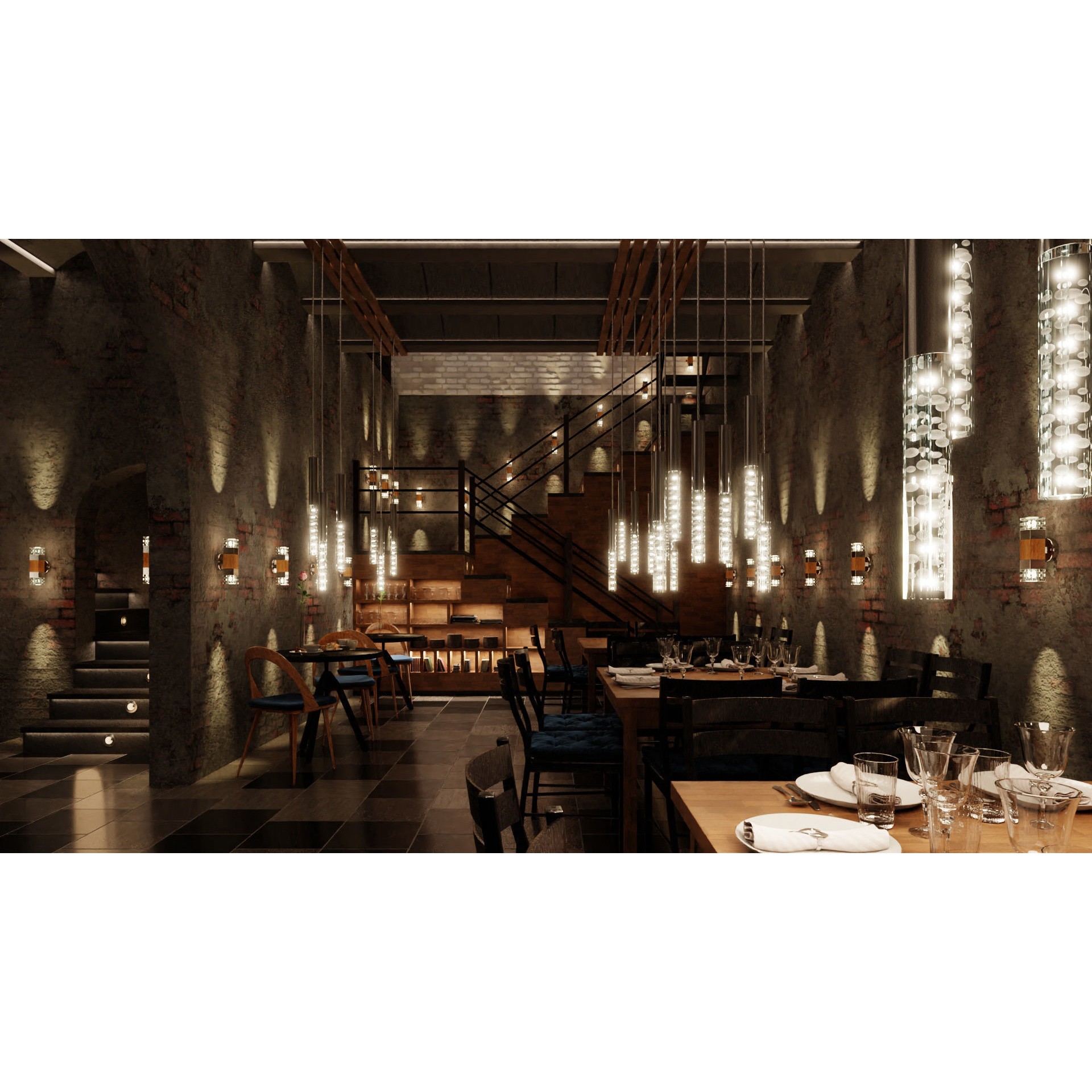 Archinteriors Vol 57 - High-Quality Restaurant Interior 3D Model - View 20