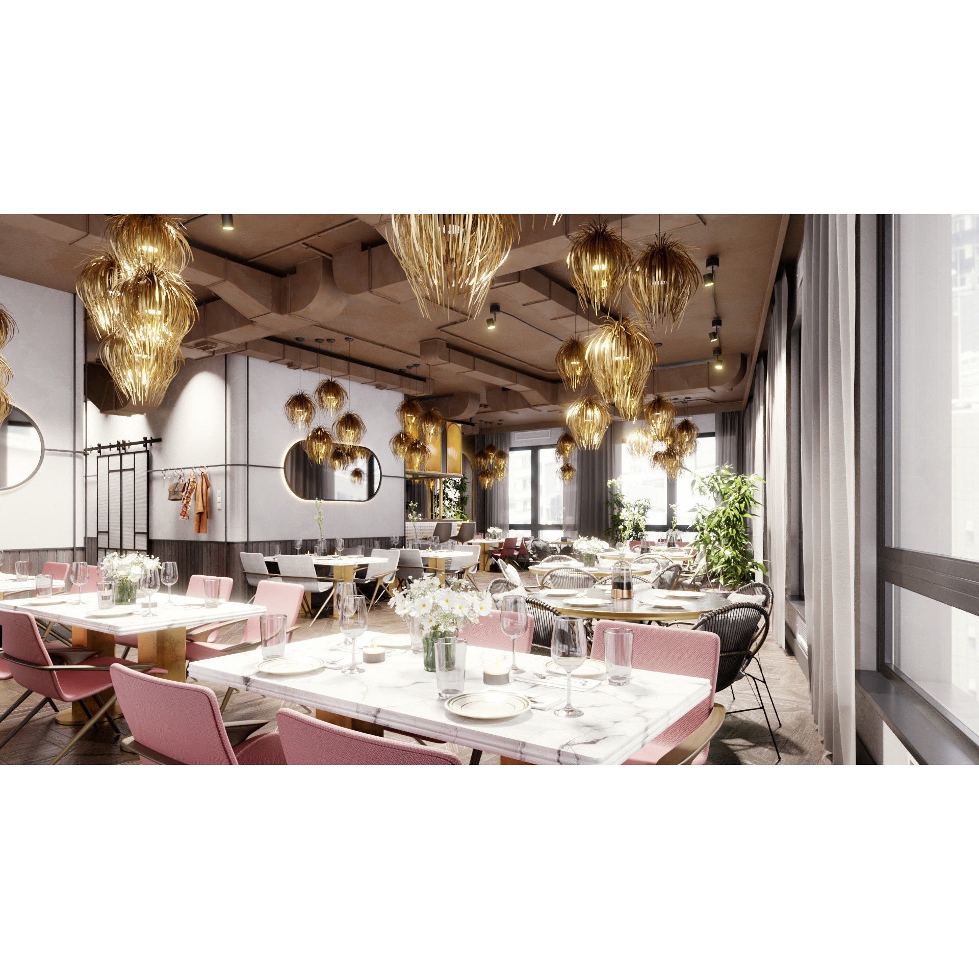 Archinteriors Vol 57 - High-Quality Restaurant Interior 3D Model - View 27