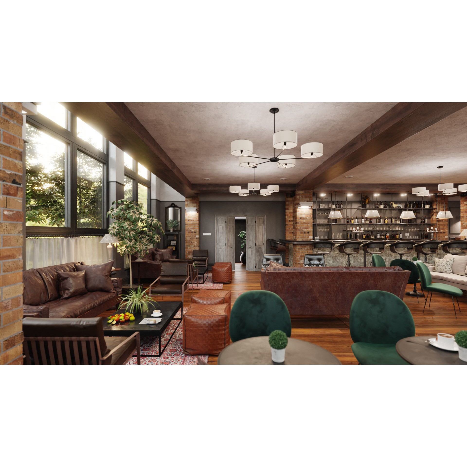 Archinteriors Vol 57 - High-Quality Restaurant Interior 3D Model - View 36