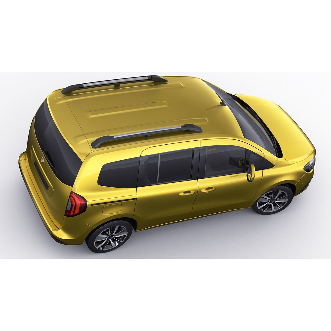 Mercedes T-Class 2023 3D Model – Realistic MPV with PBR Textures, FBX & Blender - View 11