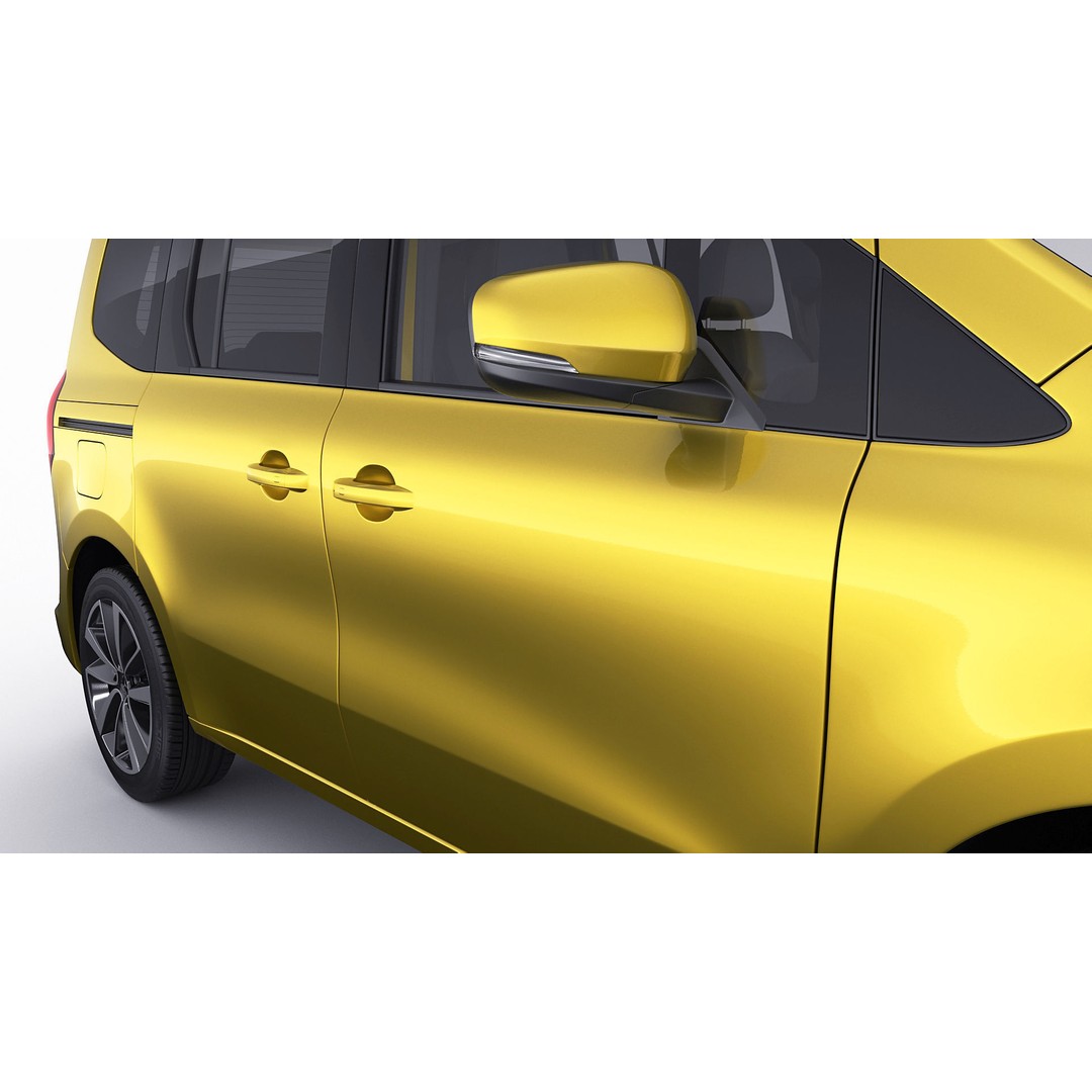 Mercedes T-Class 2023 3D Model – Realistic MPV with PBR Textures, FBX & Blender - View 15