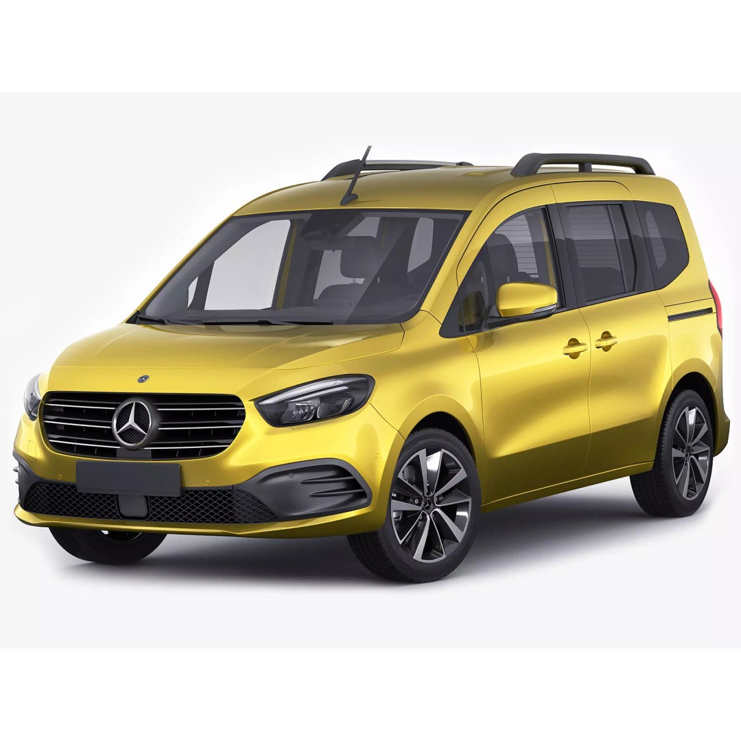 Mercedes T-Class 2023 3D Model – Realistic MPV with PBR Textures, FBX & Blender - View 2