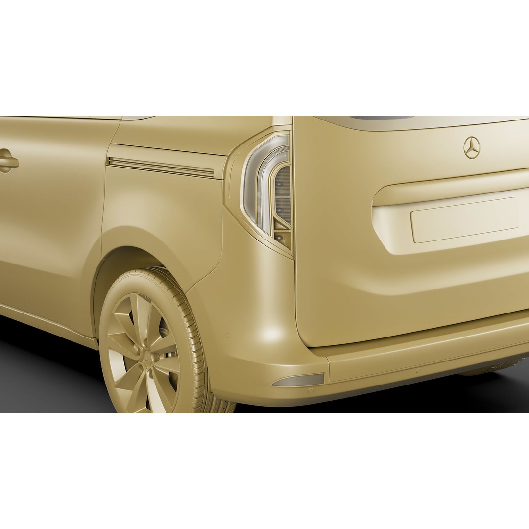 Mercedes T-Class 2023 3D Model – Realistic MPV with PBR Textures, FBX & Blender - View 26