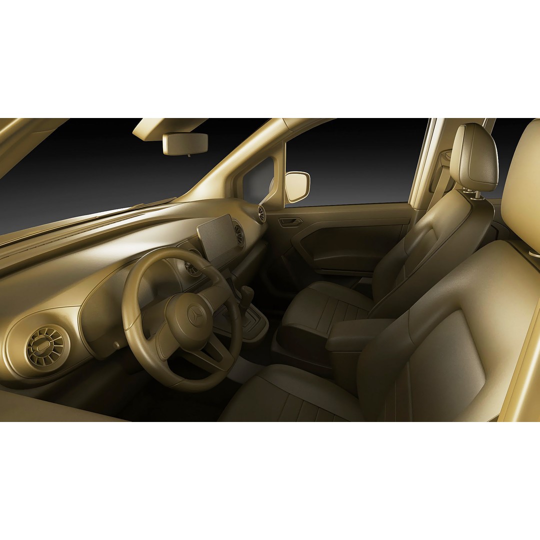 Mercedes T-Class 2023 3D Model – Realistic MPV with PBR Textures, FBX & Blender - View 27