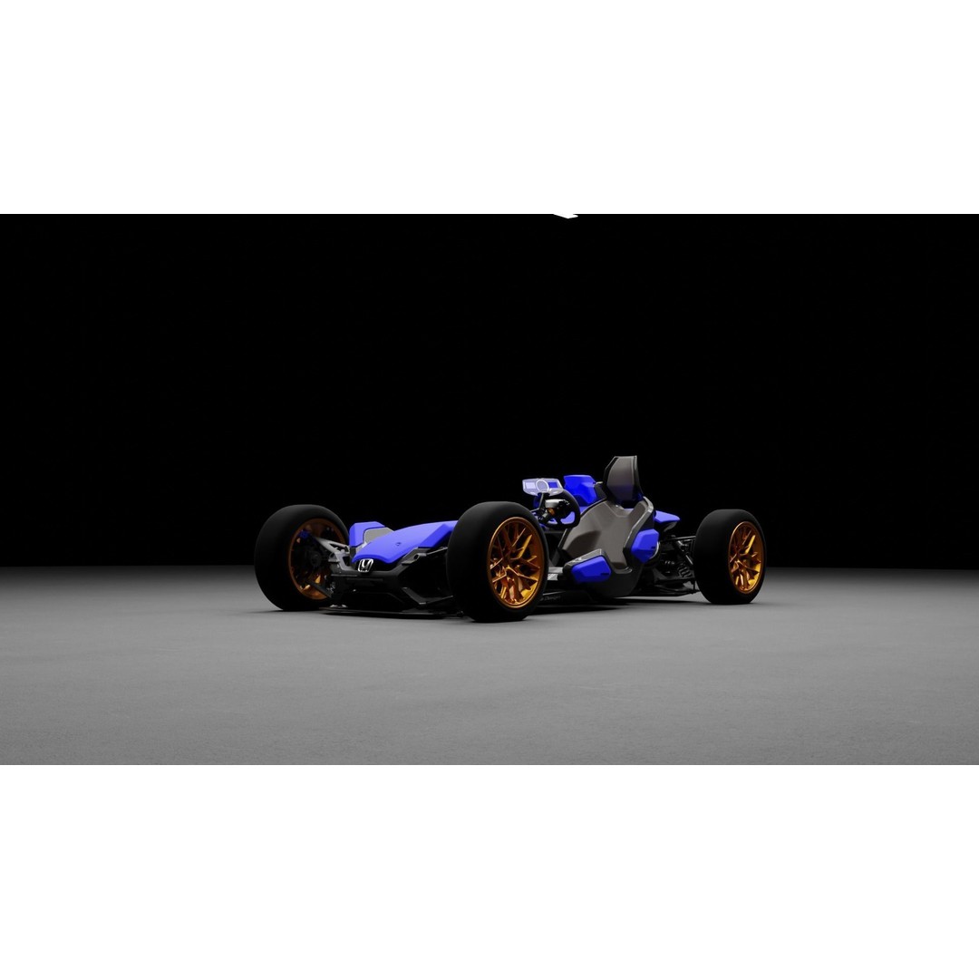 Honda 24 3D Model – High Poly Sport Car with Rigging and Animation - View 11