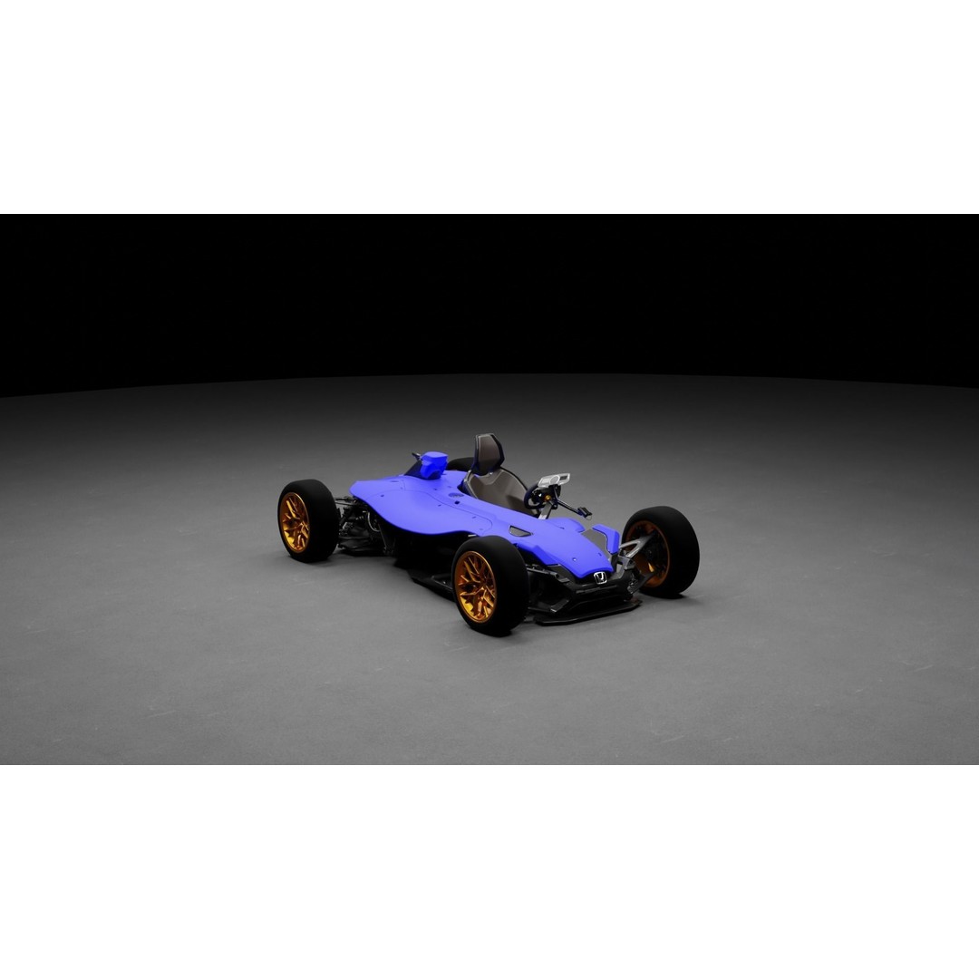 Honda 24 3D Model – High Poly Sport Car with Rigging and Animation - View 14