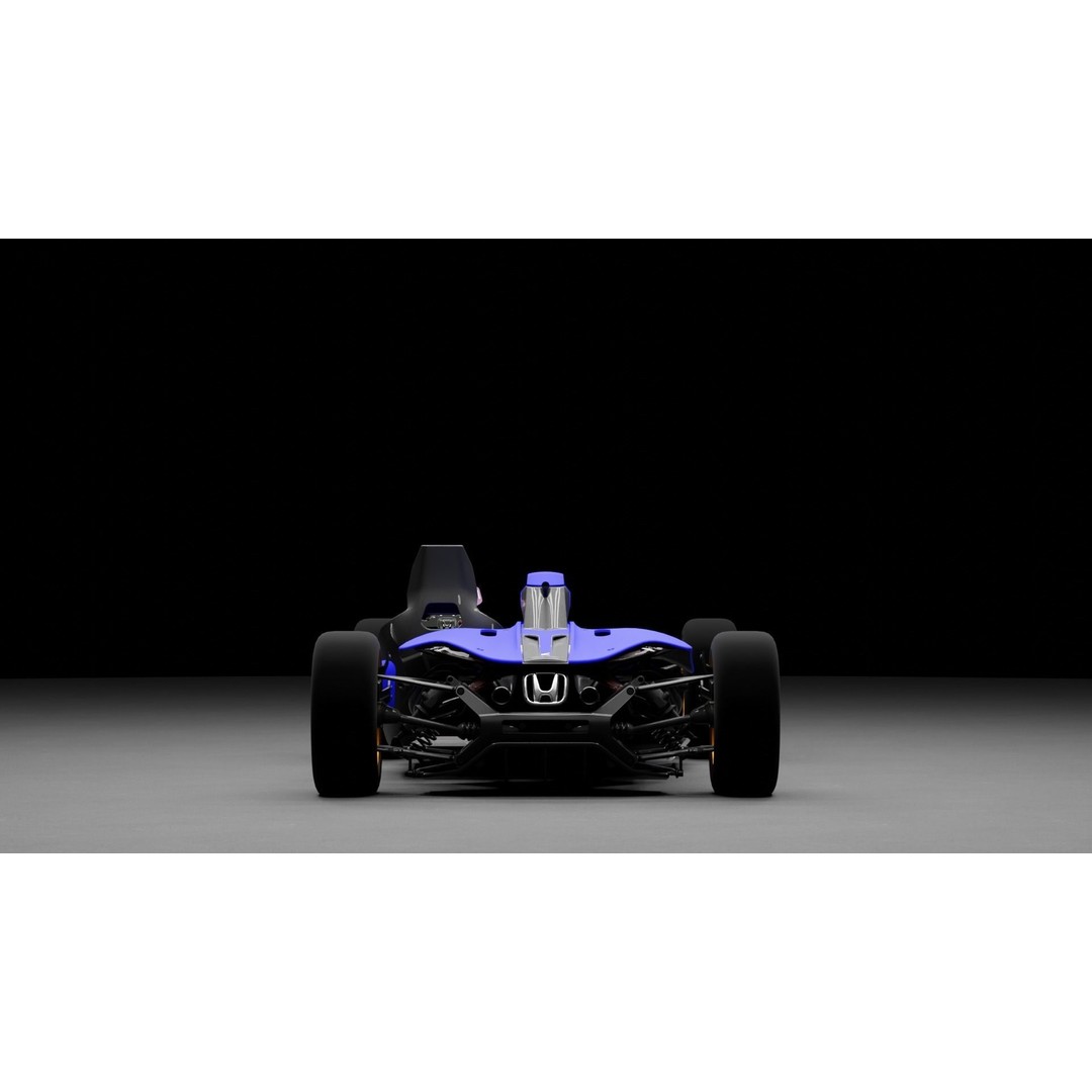 Honda 24 3D Model – High Poly Sport Car with Rigging and Animation - View 3