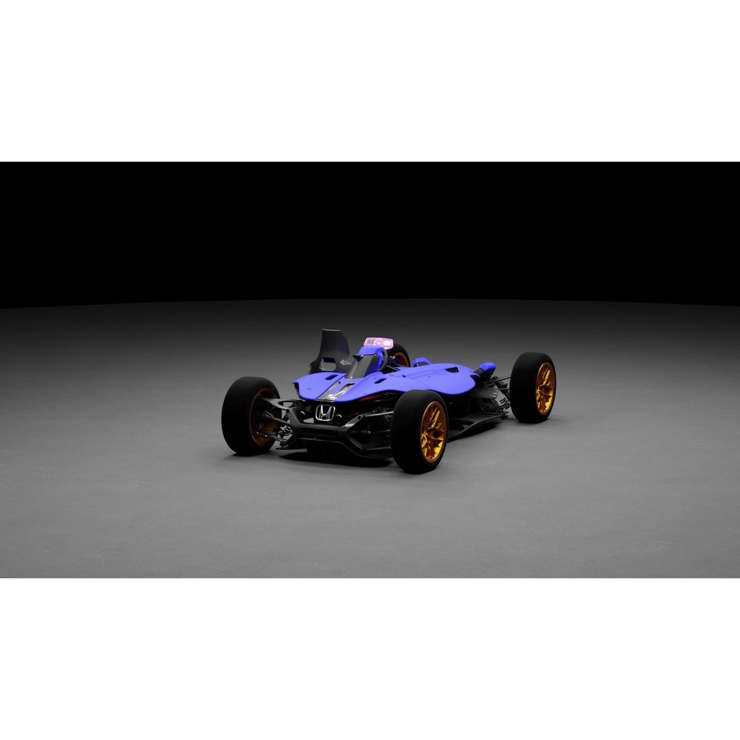 Honda 24 3D Model – High Poly Sport Car with Rigging and Animation - View 5