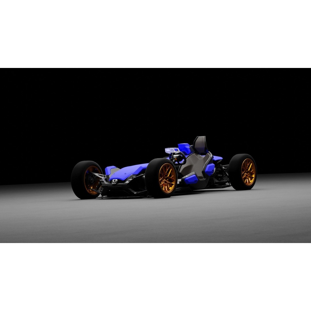 Honda 24 3D Model – High Poly Sport Car with Rigging and Animation - View 7