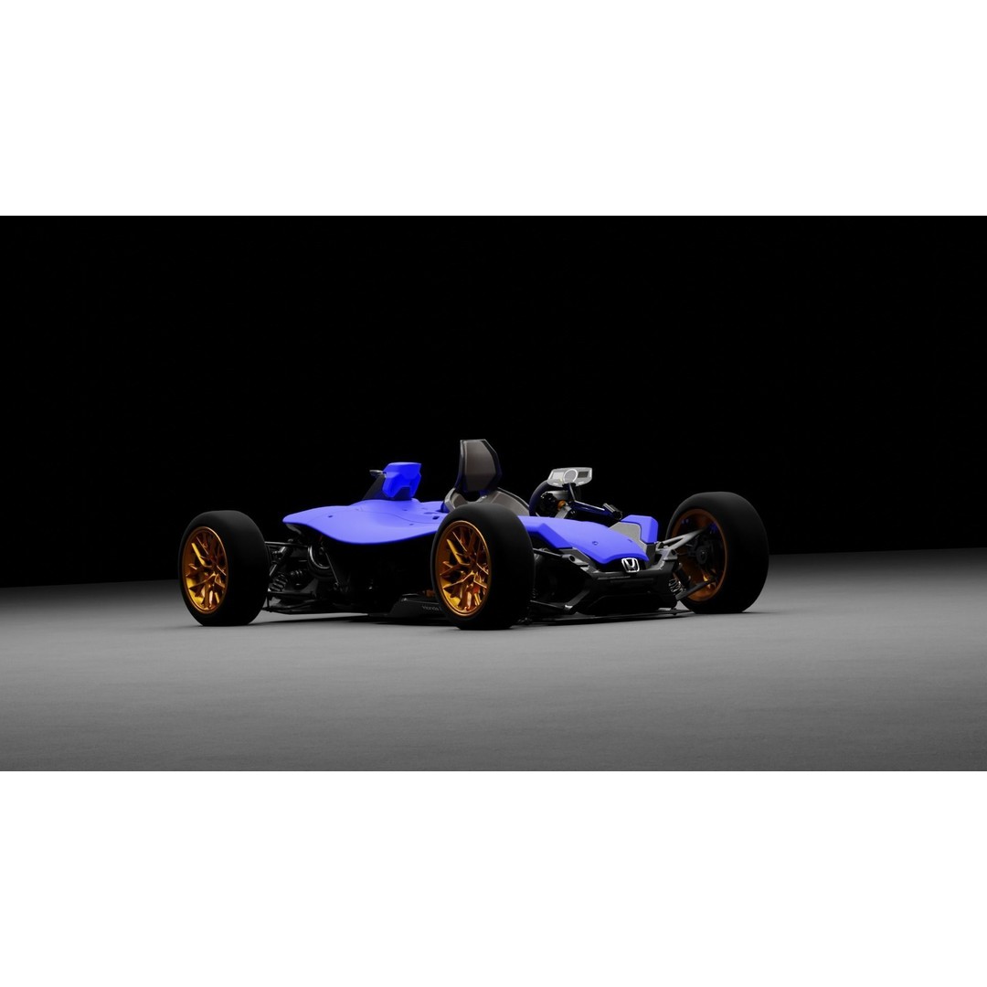 Honda 24 3D Model – High Poly Sport Car with Rigging and Animation - View 8