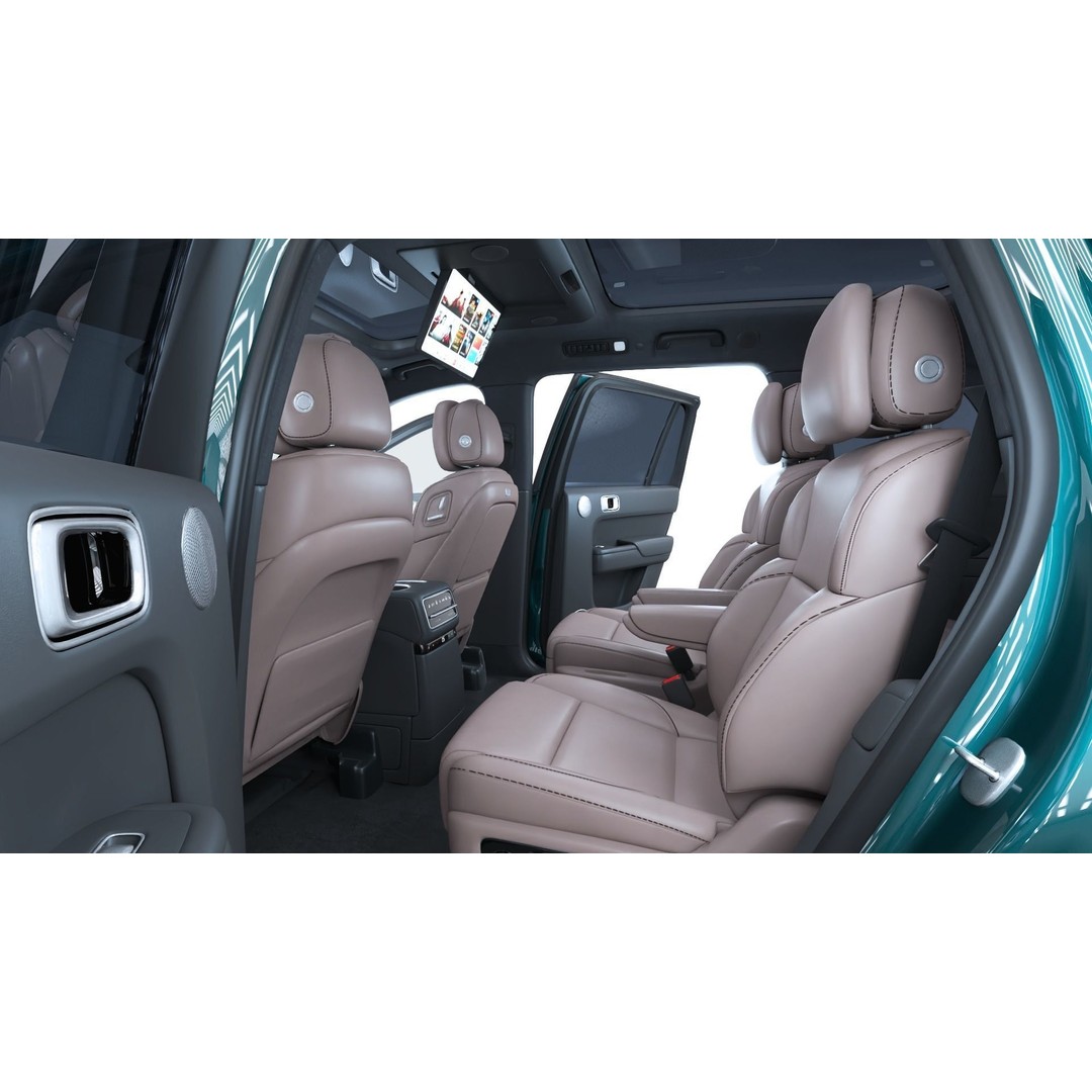 Li Auto L9 3D Model – Full-Size SUV with Interior, FBX, Blender - View 14