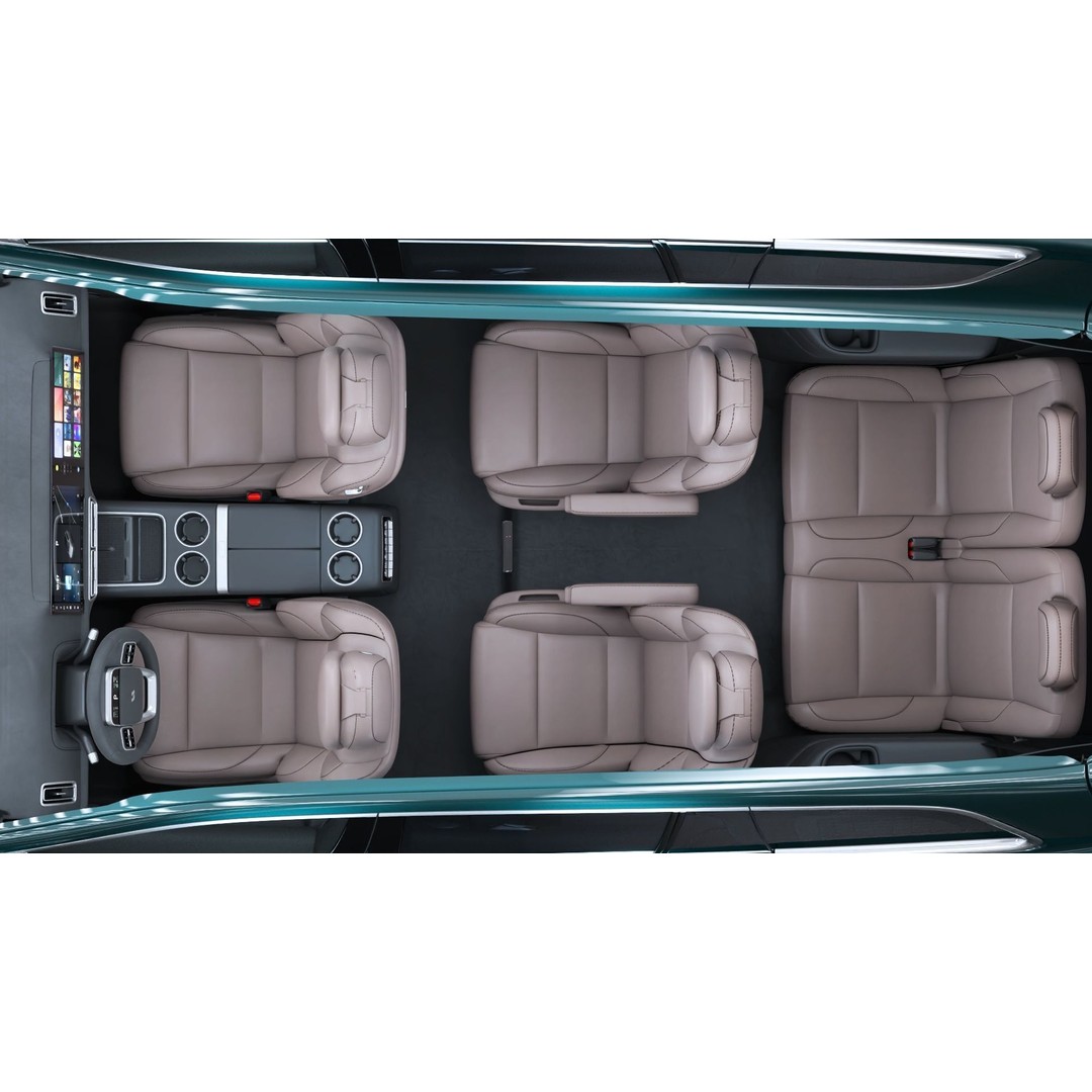 Li Auto L9 3D Model – Full-Size SUV with Interior, FBX, Blender - View 15