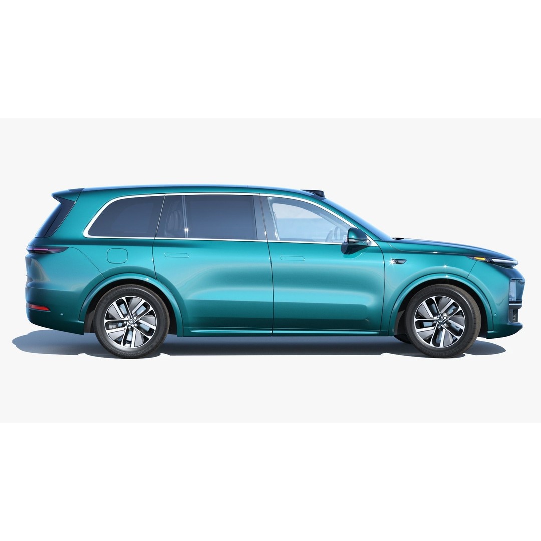 Li Auto L9 3D Model – Full-Size SUV with Interior, FBX, Blender - View 17