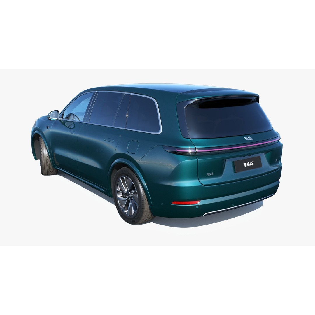 Li Auto L9 3D Model – Full-Size SUV with Interior, FBX, Blender - View 18