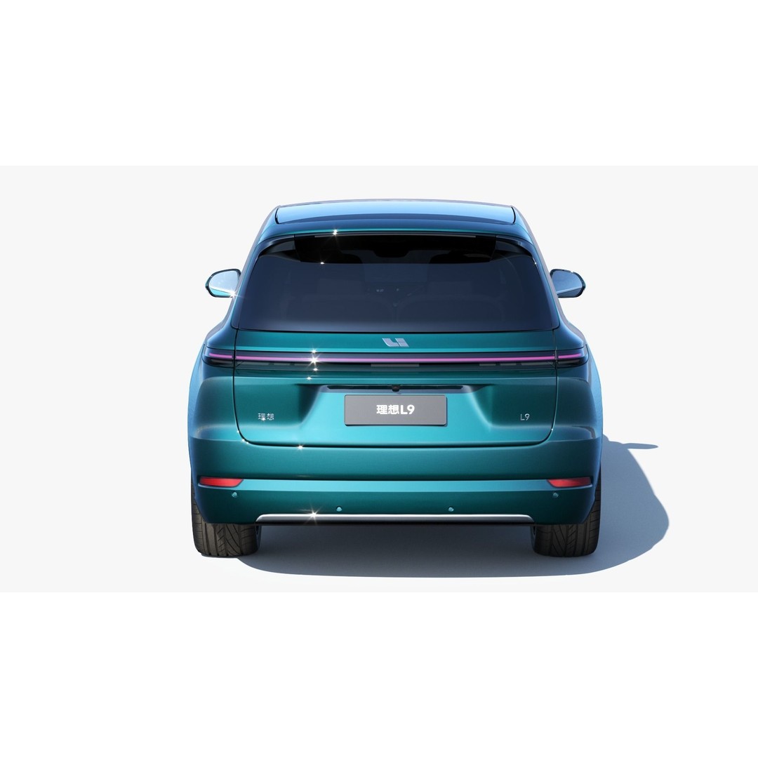 Li Auto L9 3D Model – Full-Size SUV with Interior, FBX, Blender - View 19
