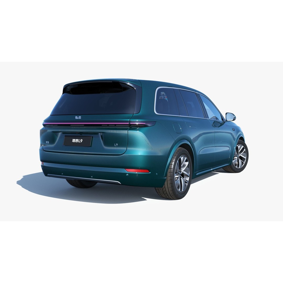 Li Auto L9 3D Model – Full-Size SUV with Interior, FBX, Blender - View 20
