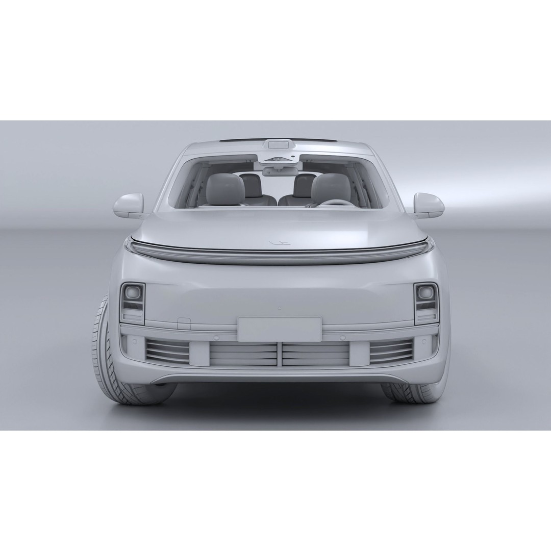 Li Auto L9 3D Model – Full-Size SUV with Interior, FBX, Blender - View 24