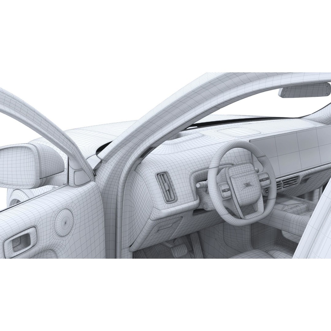 Li Auto L9 3D Model – Full-Size SUV with Interior, FBX, Blender - View 33