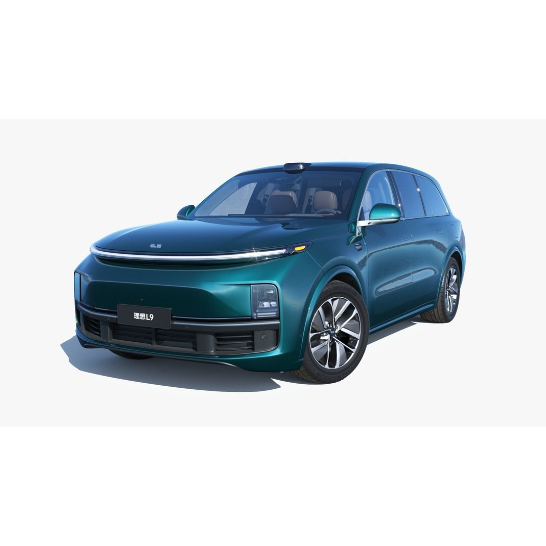 Li Auto L9 3D Model – Full-Size SUV with Interior, FBX, Blender - View 5