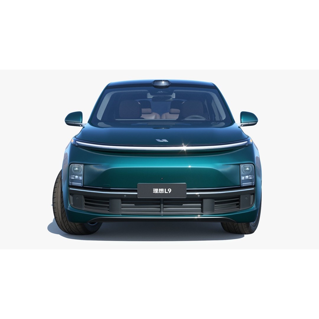 Li Auto L9 3D Model – Full-Size SUV with Interior, FBX, Blender - View 6