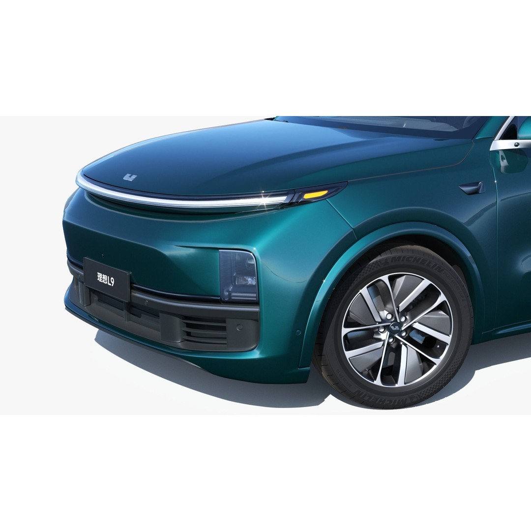 Li Auto L9 3D Model – Full-Size SUV with Interior, FBX, Blender - View 8