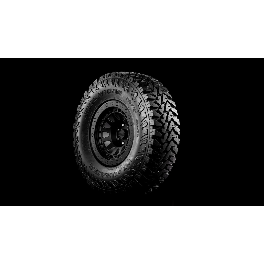Yokohama Geolander MT G003 3D Model – High Poly Offroad Tire, FBX/OBJ - View 4