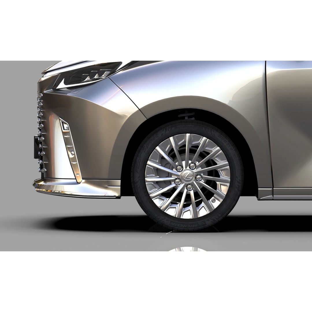 Lexus LM 2024 3D Model – High-Poly Luxury Car Interior, FBX, OBJ - View 14
