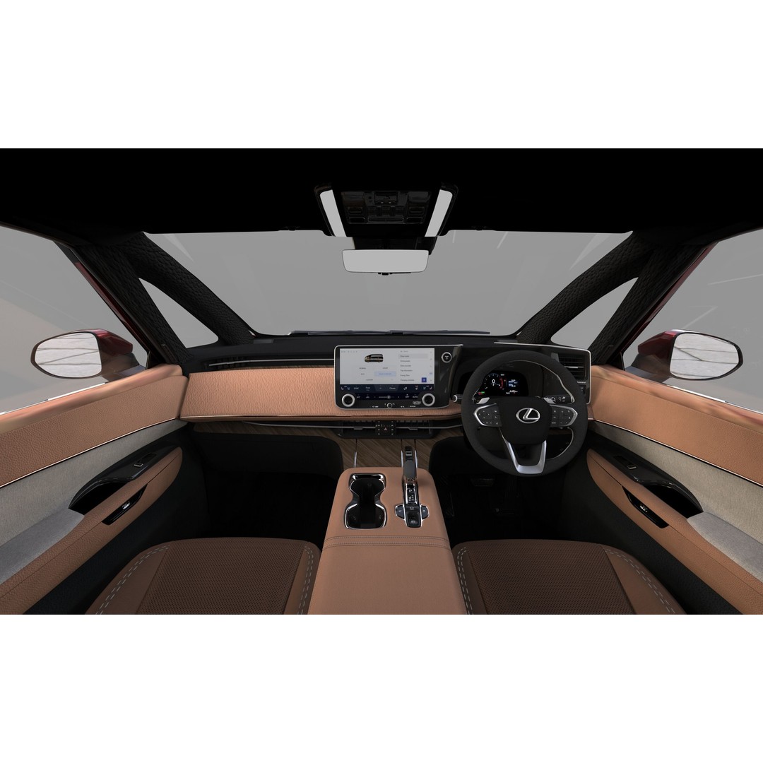 Lexus LM 2024 3D Model – High-Poly Luxury Car Interior, FBX, OBJ - View 28