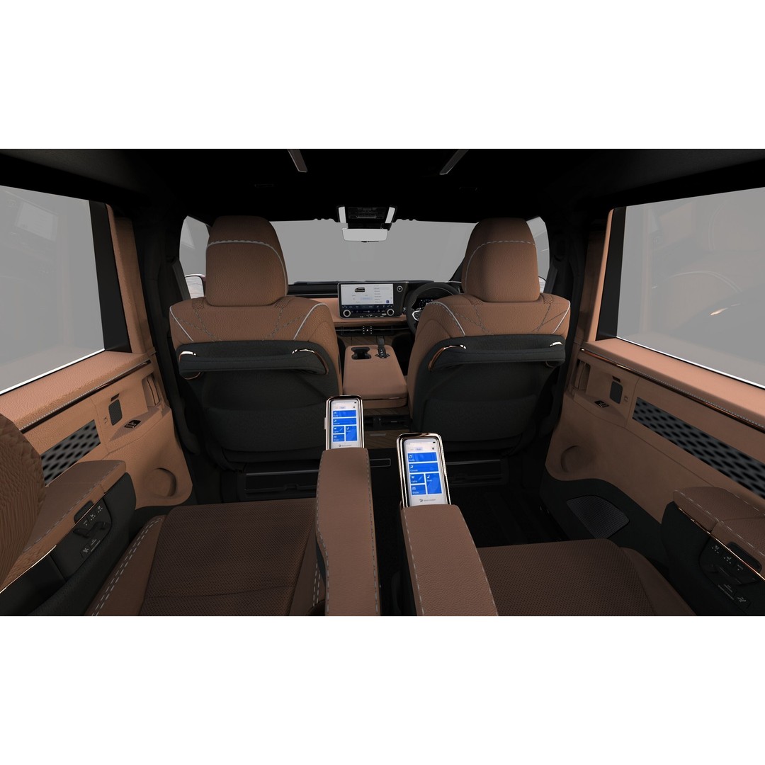 Lexus LM 2024 3D Model – High-Poly Luxury Car Interior, FBX, OBJ - View 33